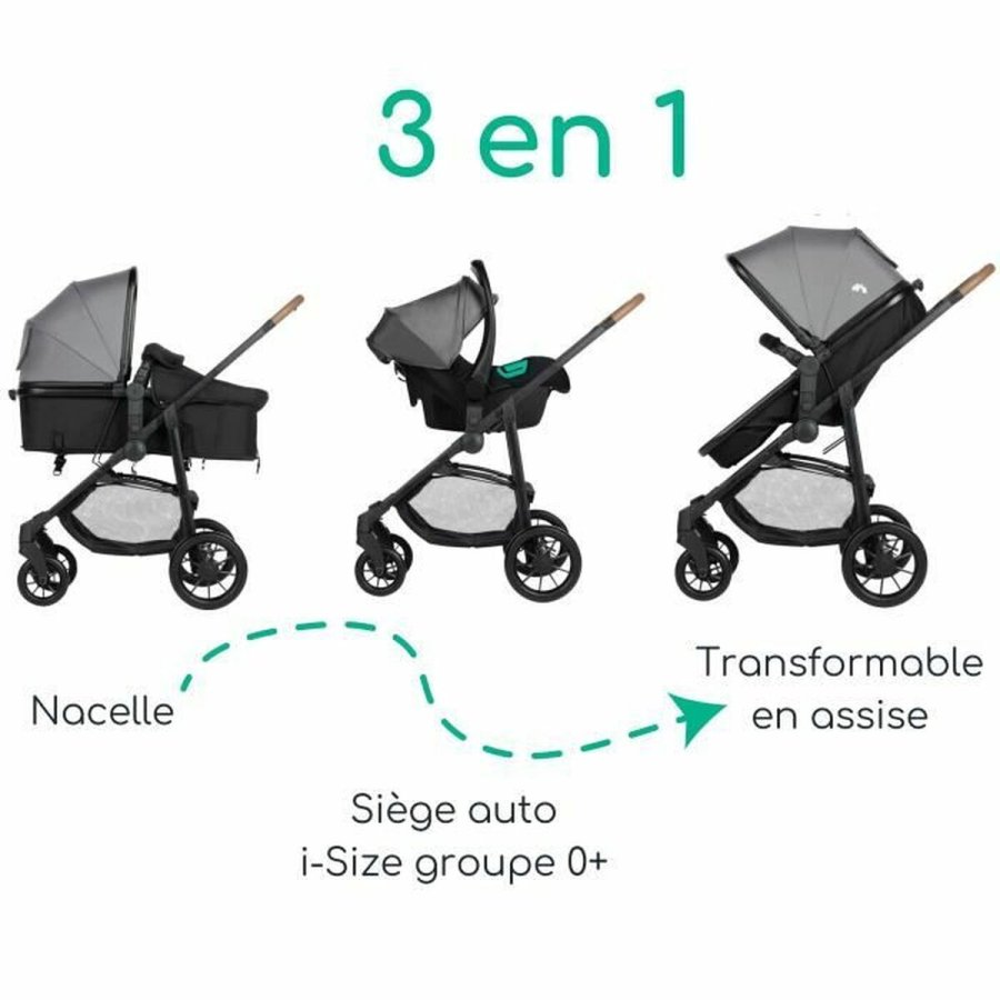 Klapvogn til baby Haze 3 in 1 i-Size Gr� #2