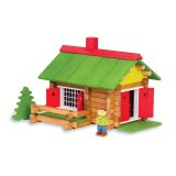 Action Figurer Jeujura My Wooden Chalet  100 Dele Playset #1