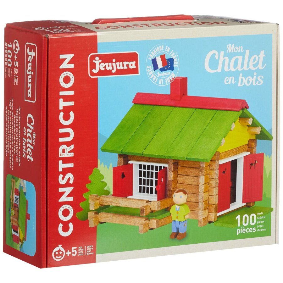 Action Figurer Jeujura My Wooden Chalet  100 Dele Playset #2