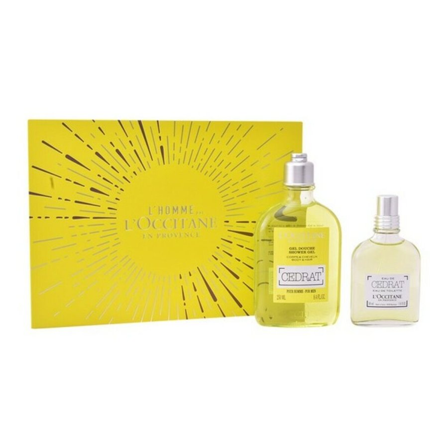 Parfume s�t til m�nd Eau De Cedrat L�occitane (2 pcs) #1