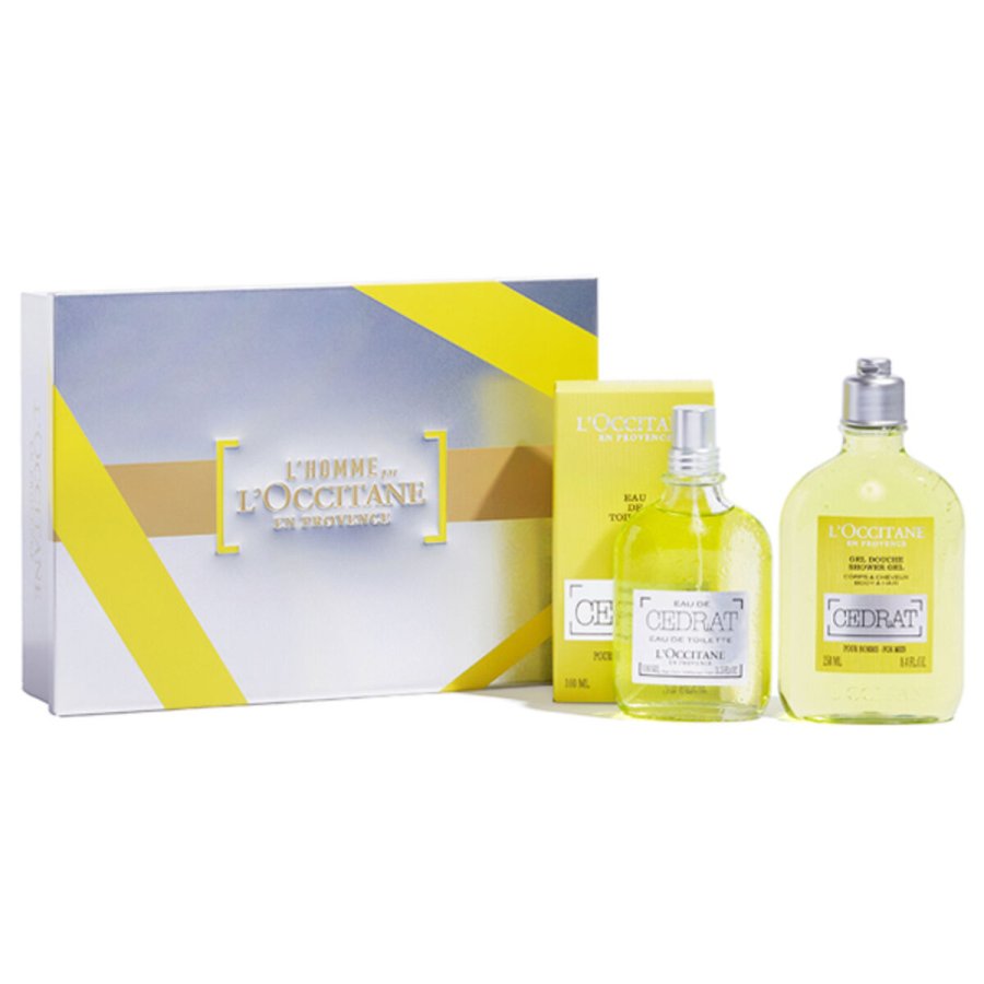 Parfume s�t til m�nd Eau De Cedrat L�occitane (2 pcs) #1