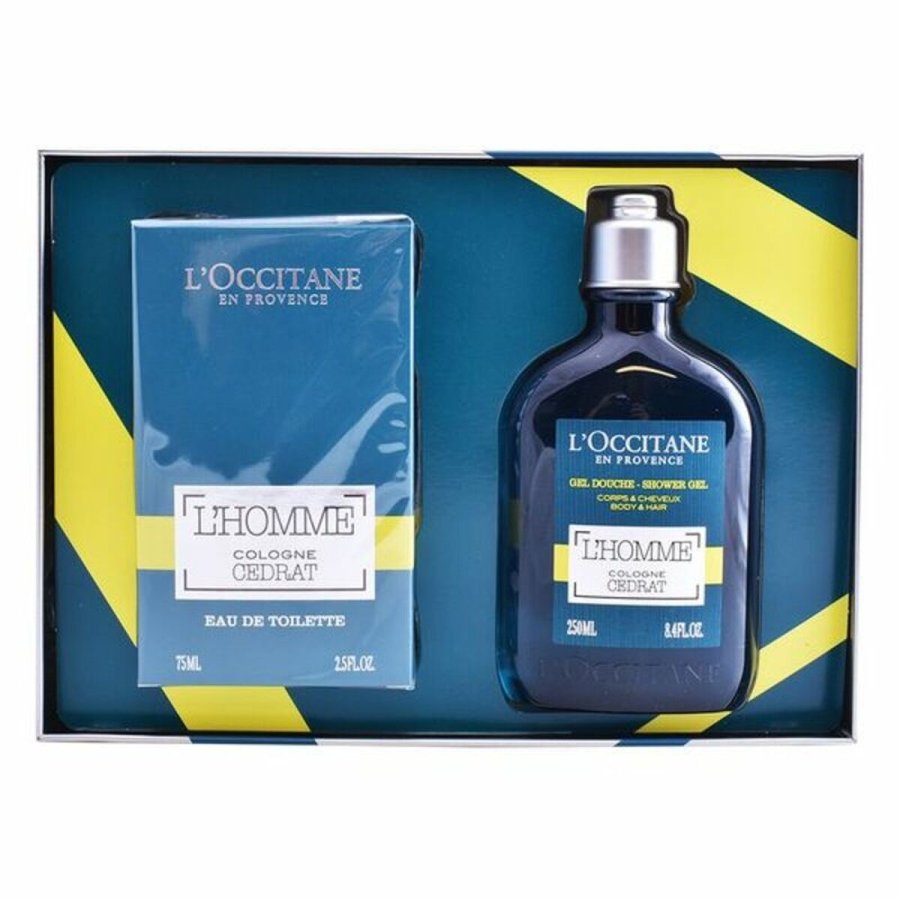 Parfume s�t til m�nd Eau De Cedrat L�occitane (2 pcs) #1