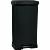 Skraldespand Curver Sort 50 L Metal Plastik #1