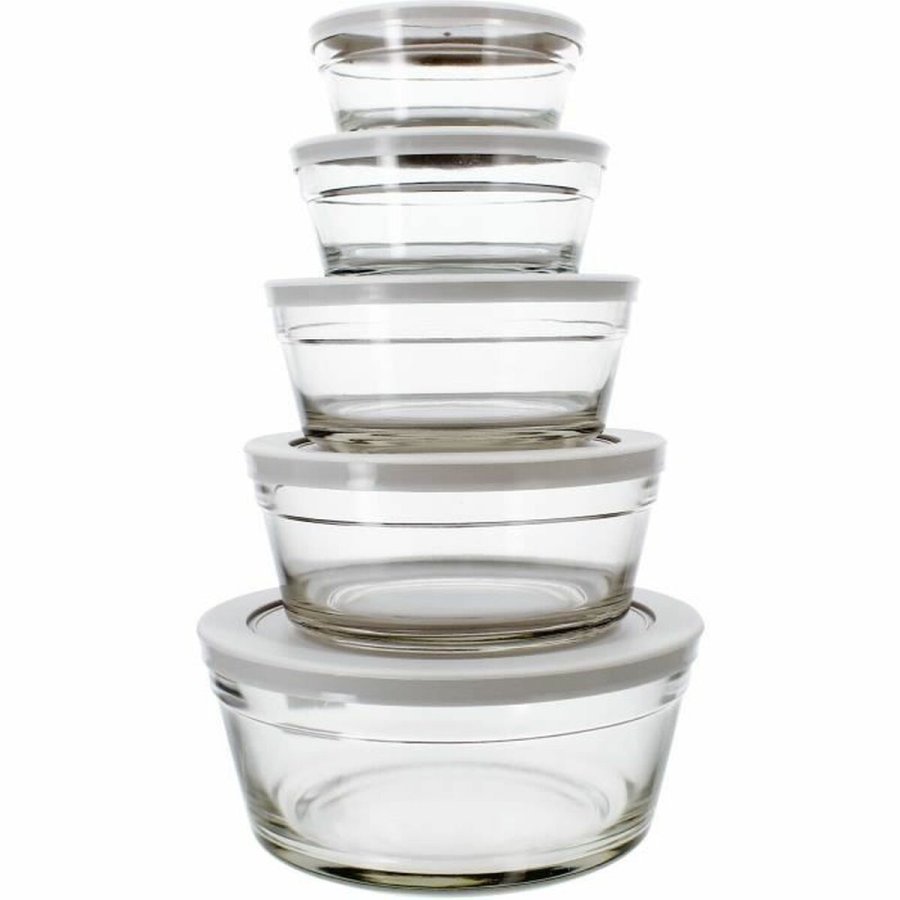 Mad Bevarelse Container Menastyl Cirkulr 150 ml 400 ml (5 enheder) #1