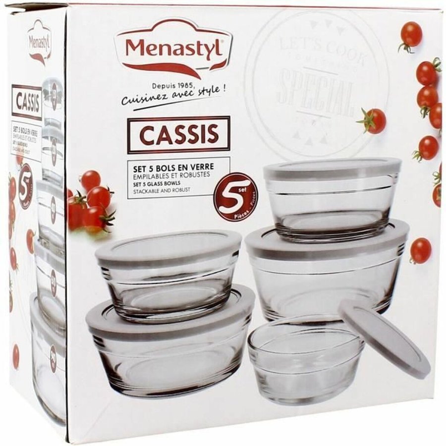 Mad Bevarelse Container Menastyl Cirkulr 150 ml 400 ml (5 enheder) #4