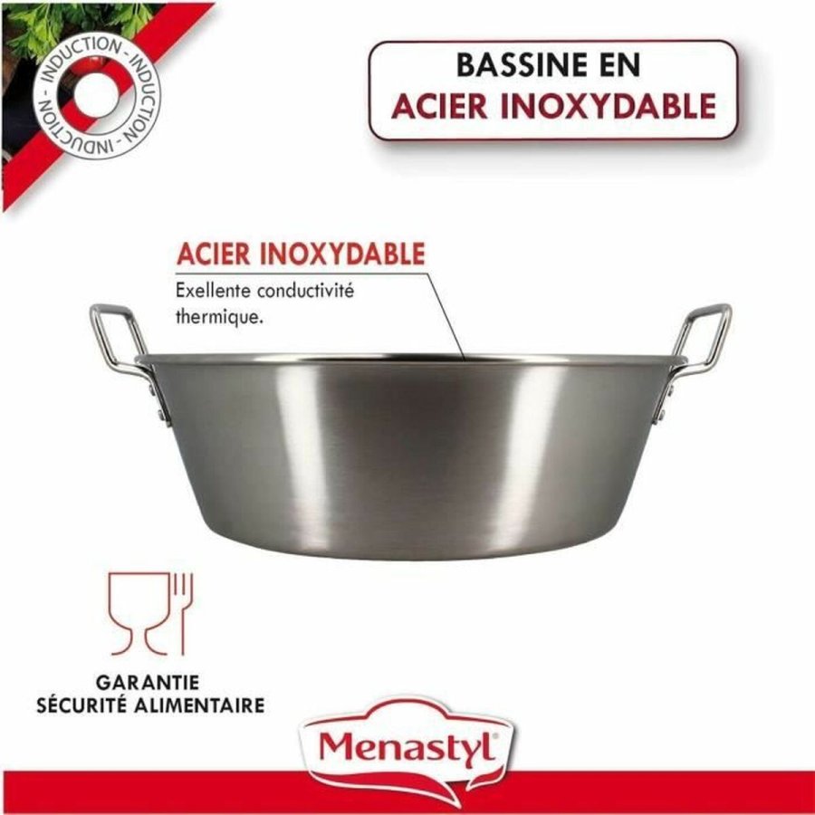 Mad Bevarelse Container Menastyl 40,5 cm Slvfarvet Rektangulr #2