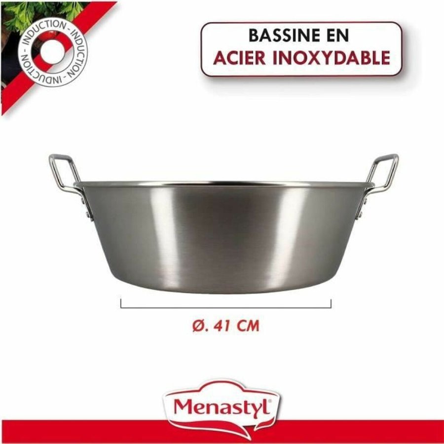 Mad Bevarelse Container Menastyl 40,5 cm Slvfarvet Rektangulr #6