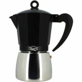 Italiensk Kaffekande Menastyl Aluminium 9 Kopper 6 Kopper #1