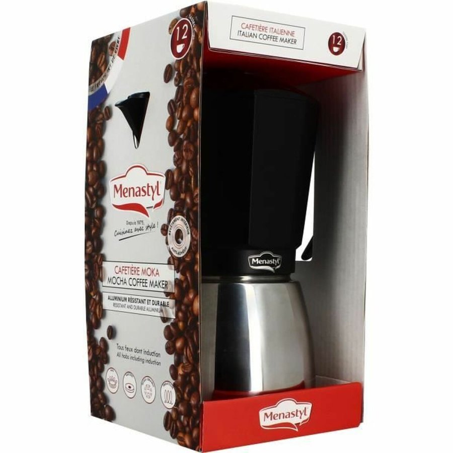 Italiensk Kaffekande Menastyl Aluminium 12 Skodelice (12 enheder) #5