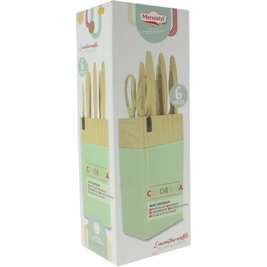 Knivst Menastyl polypropylen Grn 6 Dele (6 enheder) #2