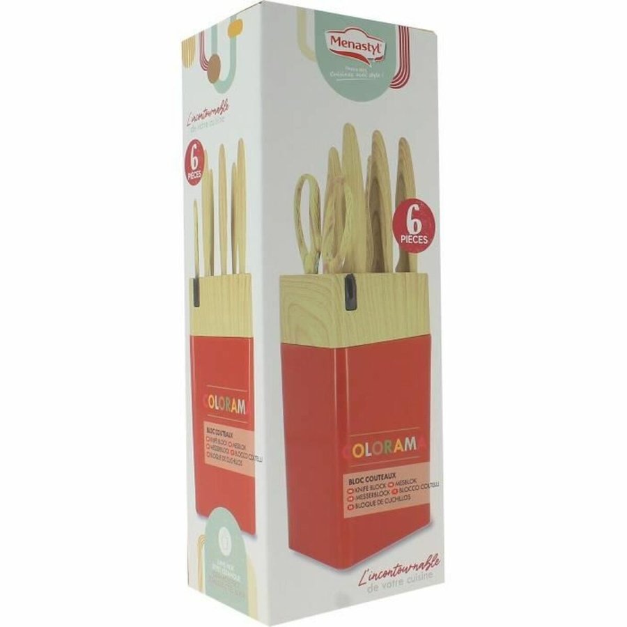 Knivst Menastyl polypropylen Pink 6 Dele (6 enheder) #2