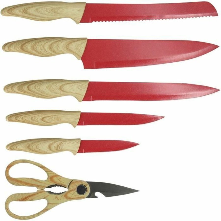 Knivst Menastyl polypropylen Pink 6 Dele (6 enheder) #3