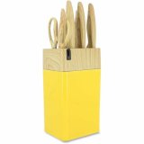 Knivst Menastyl Gul polypropylen 6 Dele (6 enheder) #1