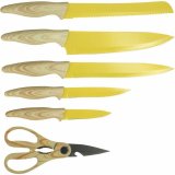 Knivst Menastyl Gul polypropylen 6 Dele (6 enheder) #3