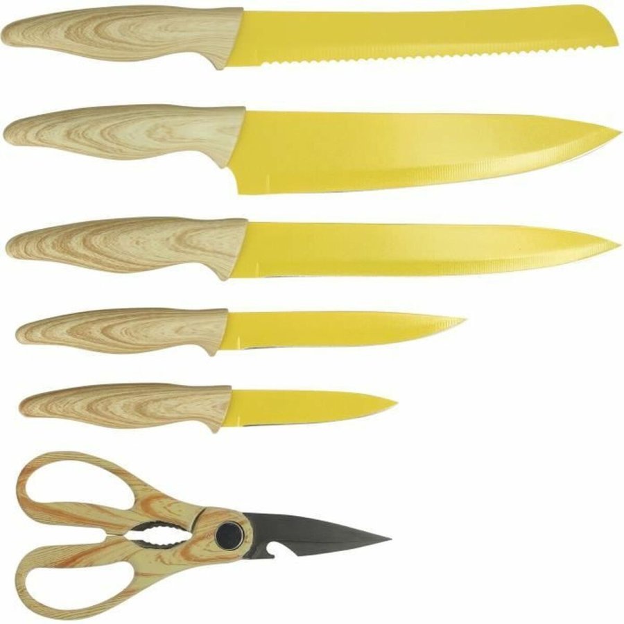 Knivst Menastyl Gul polypropylen 6 Dele (6 enheder) #3