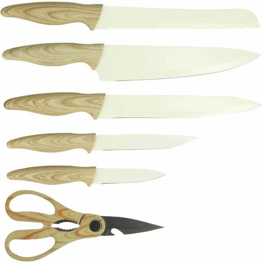 Knivst Menastyl Fldefarvet polypropylen 6 Dele (6 enheder) #1