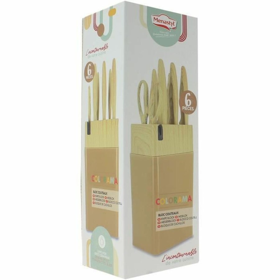 Knivst Menastyl Brun polypropylen 6 Dele (6 enheder) #2