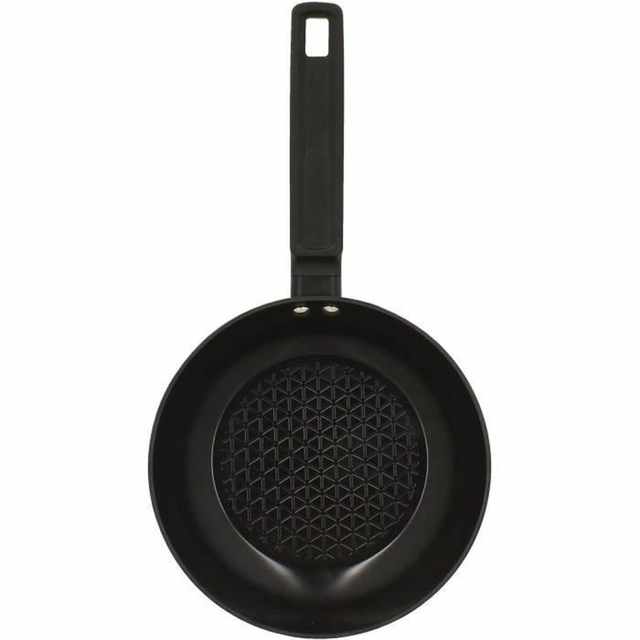 Stegepande Menastyl Sort Smedet aluminium  20 cm #3