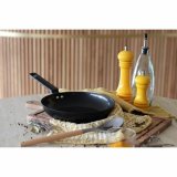 Stegepande Menastyl Sort Smedet aluminium  24 cm #11