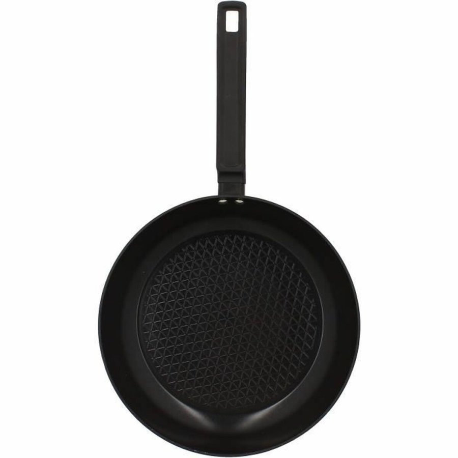 Stegepande Menastyl Sort Smedet aluminium  28 cm #5