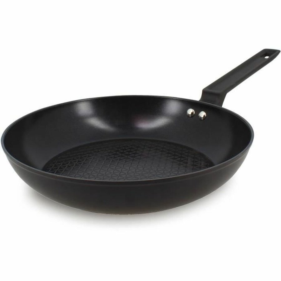 Stegepande Menastyl Sort Smedet aluminium  26 cm #9