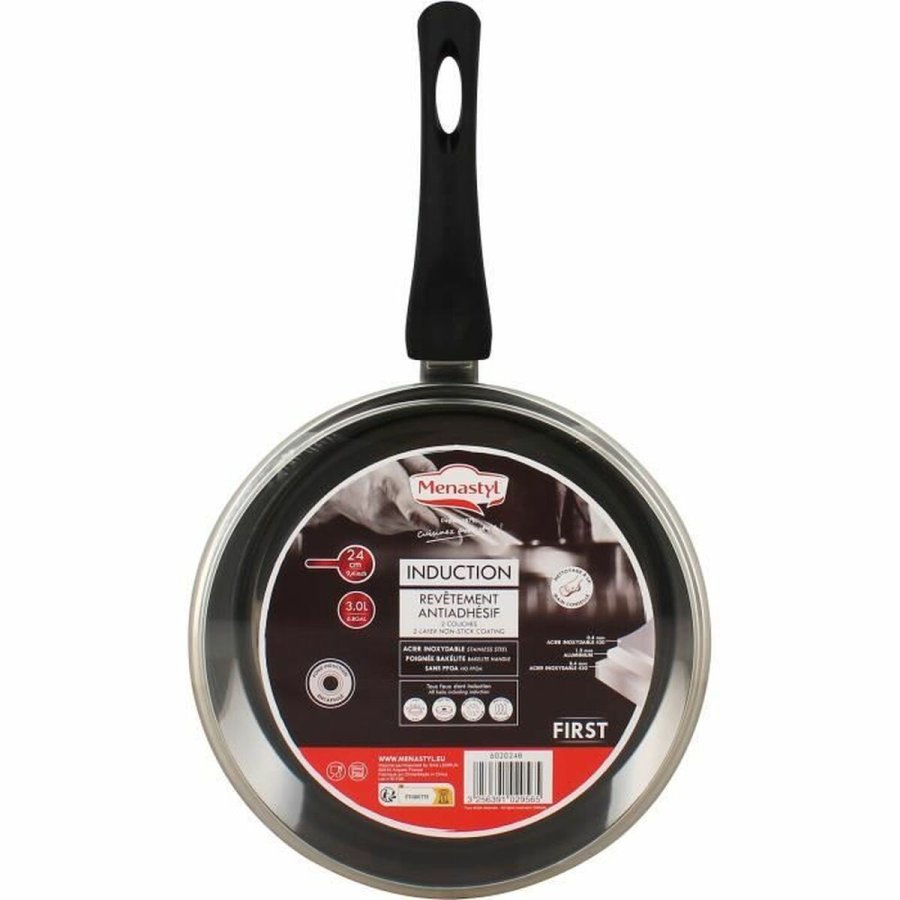 Stegepande Menastyl Stl Rustfrit stl  28 cm #2