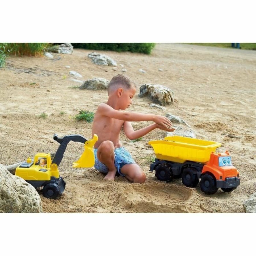 Lastbil med Kran Ecoiffier 419 Gul #3