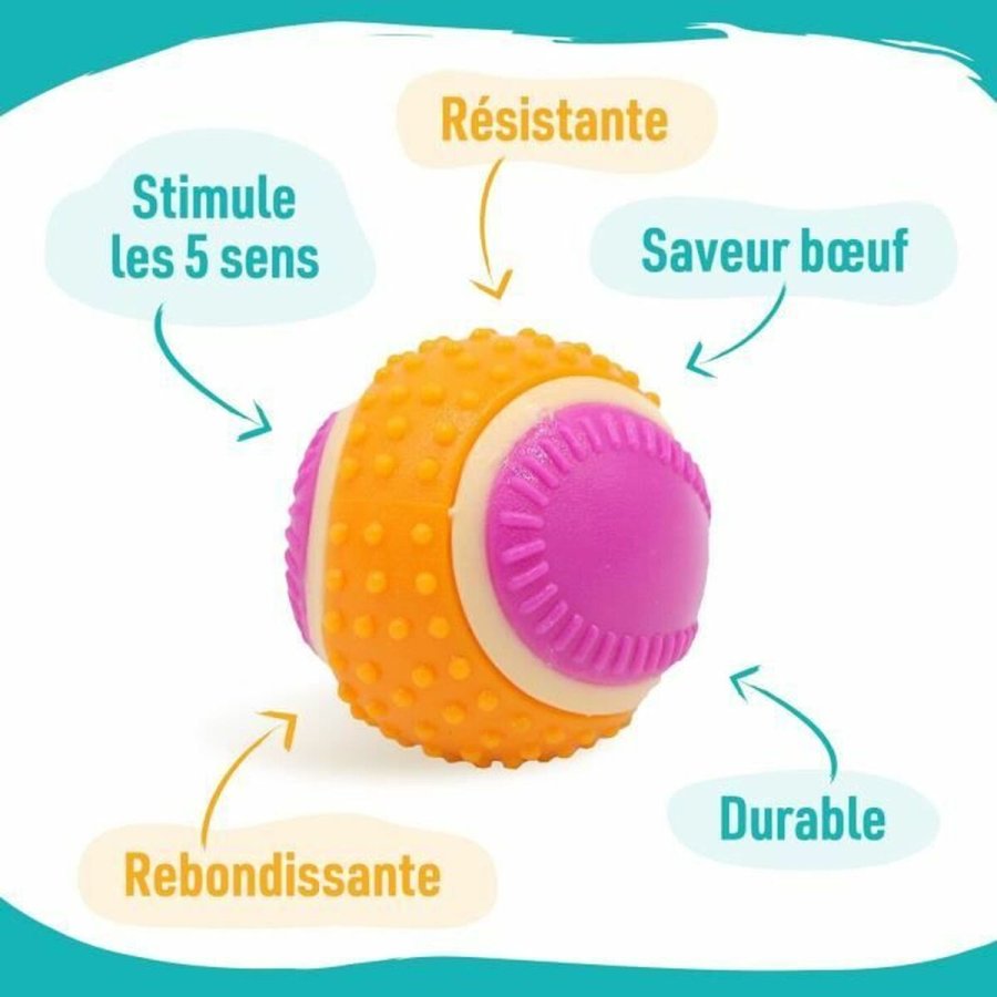 Plush legetj til hunde Aim Pink Plastik #4