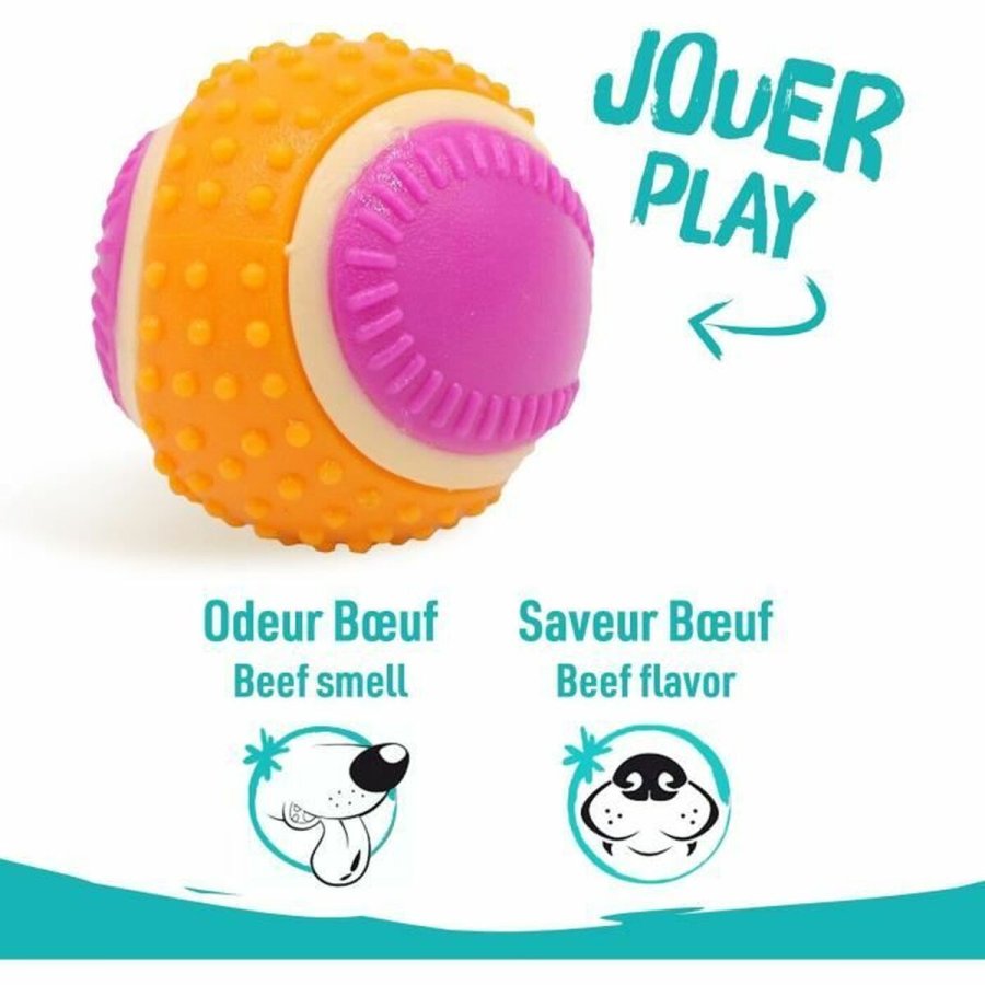 Plush legetj til hunde Aim Pink Plastik #5