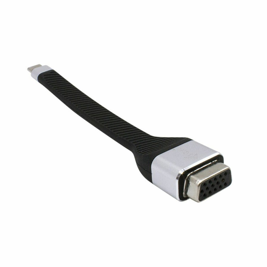 USB C til VGA-adapter i-Tec C31FLATVGA60HZ Sort #1