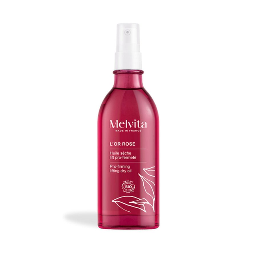 Koncentreret opstrammende kropsolie Melvita L'OR ROSE 100 ml #1