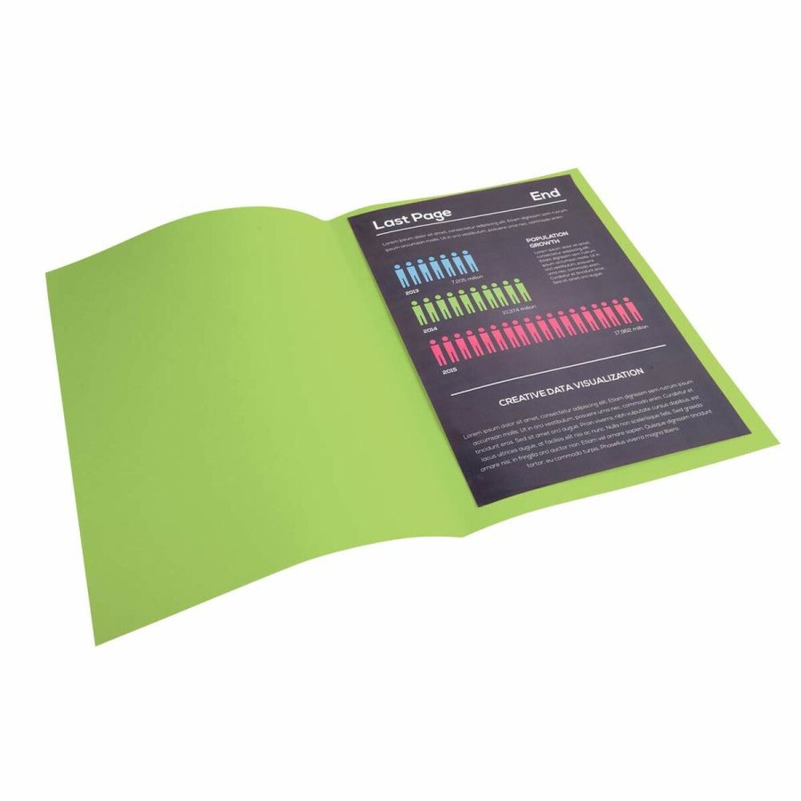 Undermappe Exacompta Rock's Mint A4 100 Dele #7