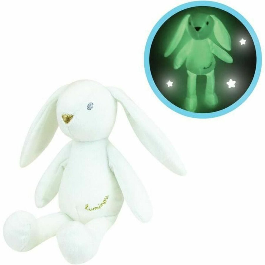 Bamse Jemini Luminou White Rabbit 20 cm #1