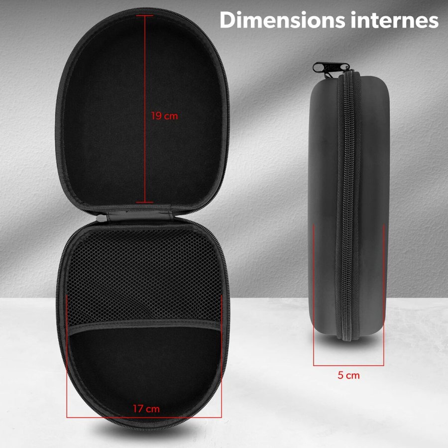 Opbevaringsboks T'NB CSCASEBK Sort Eva Gummi #3