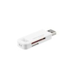 Ekstern Reader Card T'NB Mini USB 3.0 Hvid #1