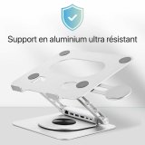 Notebookstativ T'NB iClick Metal Moderne Rotation 360 #5