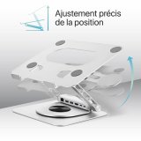 Notebookstativ T'NB iClick Metal Moderne Rotation 360 #6