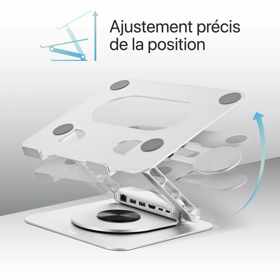 Notebookstativ T'NB iClick Metal Moderne Rotation 360 #6