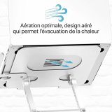 Notebookstativ T'NB iClick Metal Moderne Rotation 360 #7