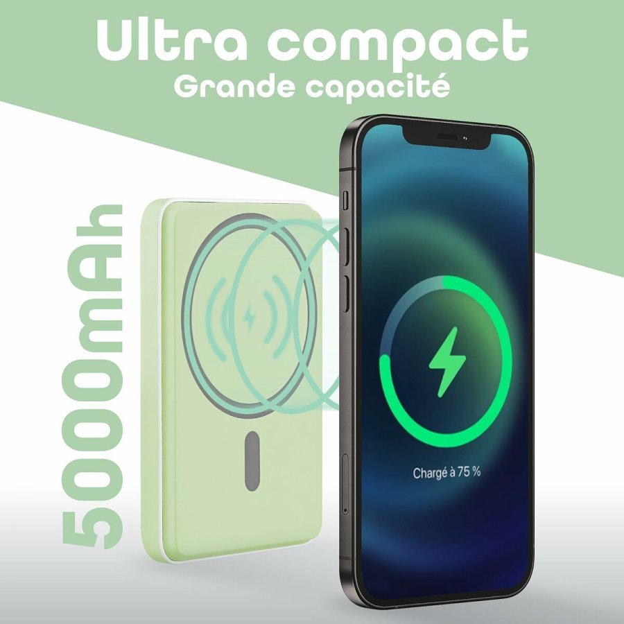 Powerbank T'NB PBUMAG5GR 5000 mAh Grn Magsafe #4
