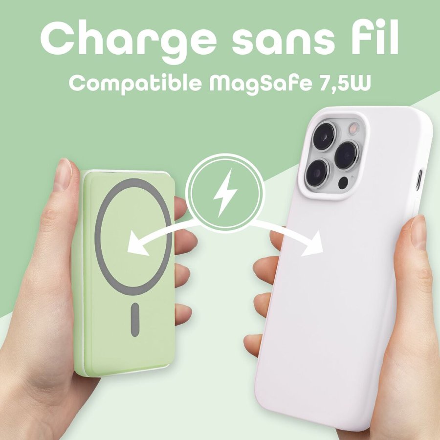 Powerbank T'NB PBUMAG5GR 5000 mAh Grn Magsafe #6