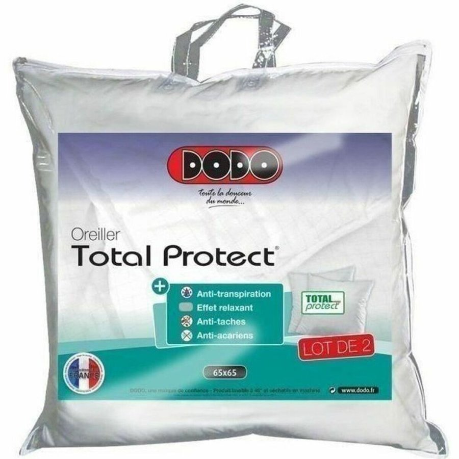 Puden DODO Total Protect Hvid 65 x 65 cm (2 enheder) #1