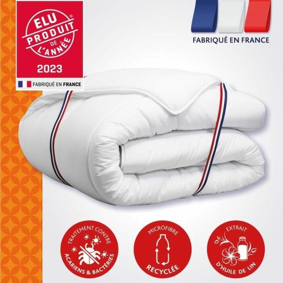 Dyne DODO Champs de Lin Hvid 450 g/m 220 x 240 cm (Dobbelt seng) #5
