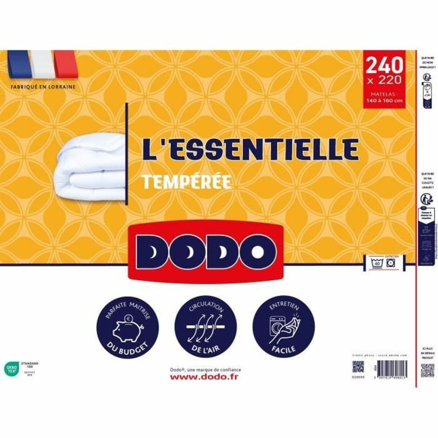Dyne DODO L'Essentielle Tempre Hvid 240 x 220 cm #5