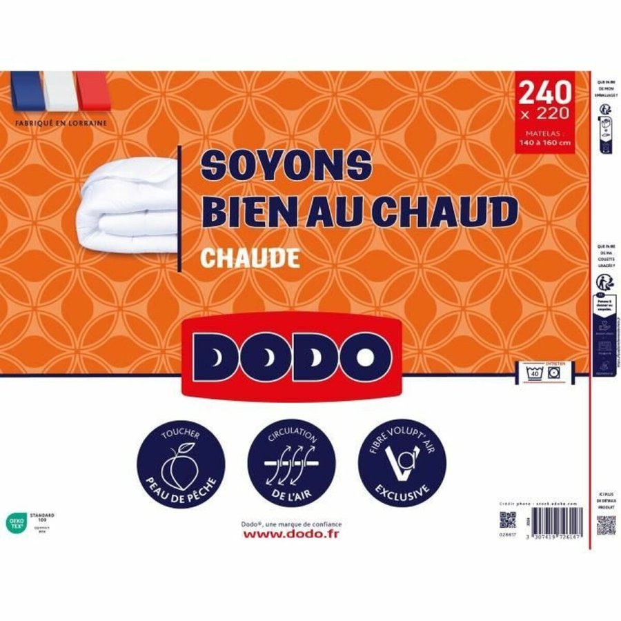 Ederdunsdyne DODO Hvid 220 x 240 cm 400 g /m #2