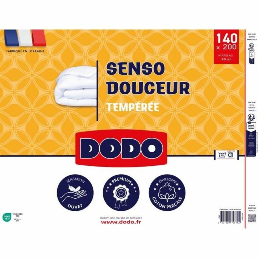 Dyne DODO SENSO DOUCEUR Hvid 350 g/m&sup2; 140 x 200 cm #2