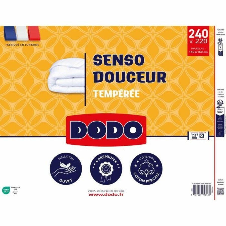 Dyne DODO SENSO DOUCEUR Hvid 350 g/m&sup2; 220 x 240 cm #2