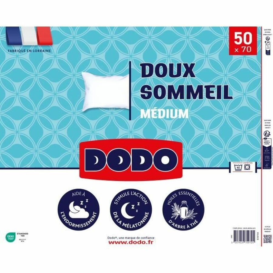 Puden DODO DOUX SOMMEIL Hvid 50 x 70 cm #1