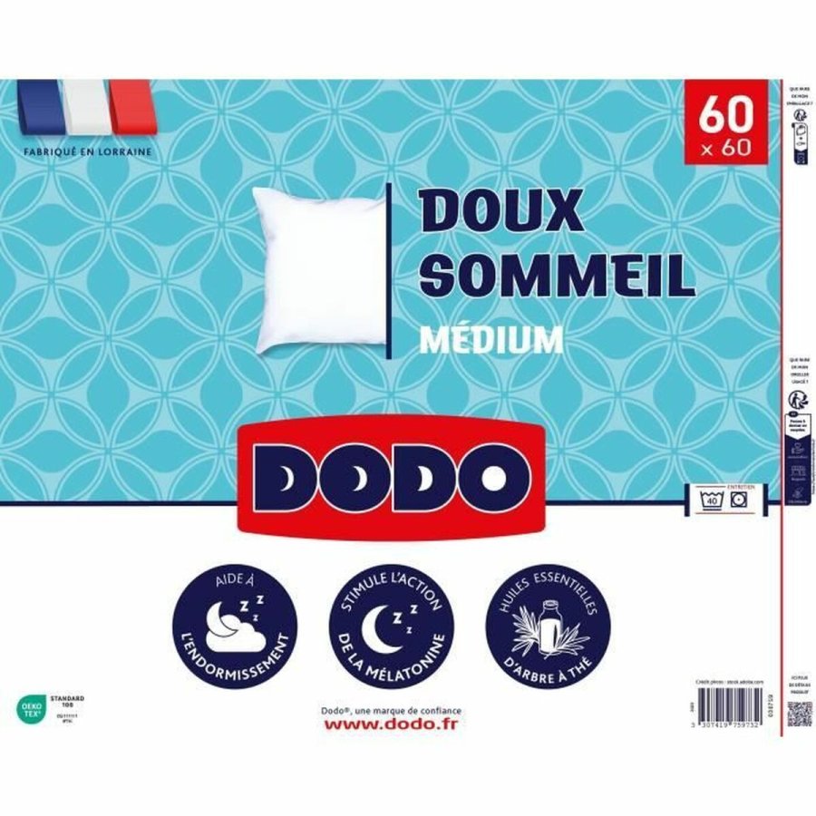Puden DODO DOUX SOMMEIL Hvid 60 x 60 cm #1