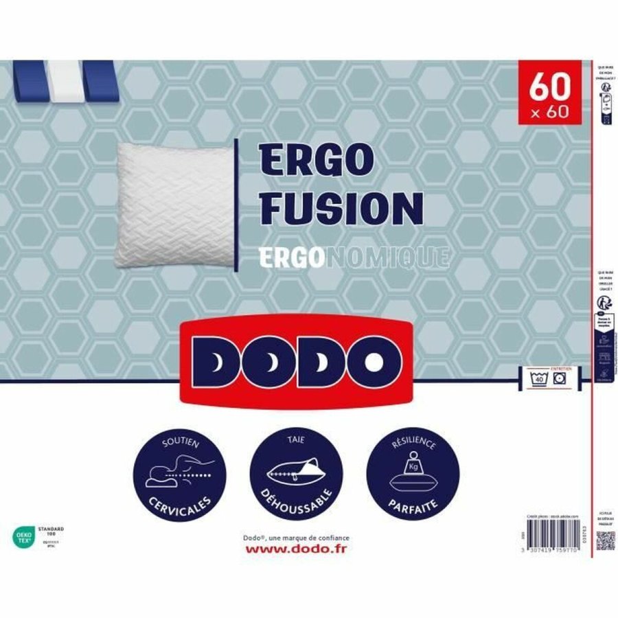 Puden DODO ERGO FUSION Hvid 60 x 60 cm #1